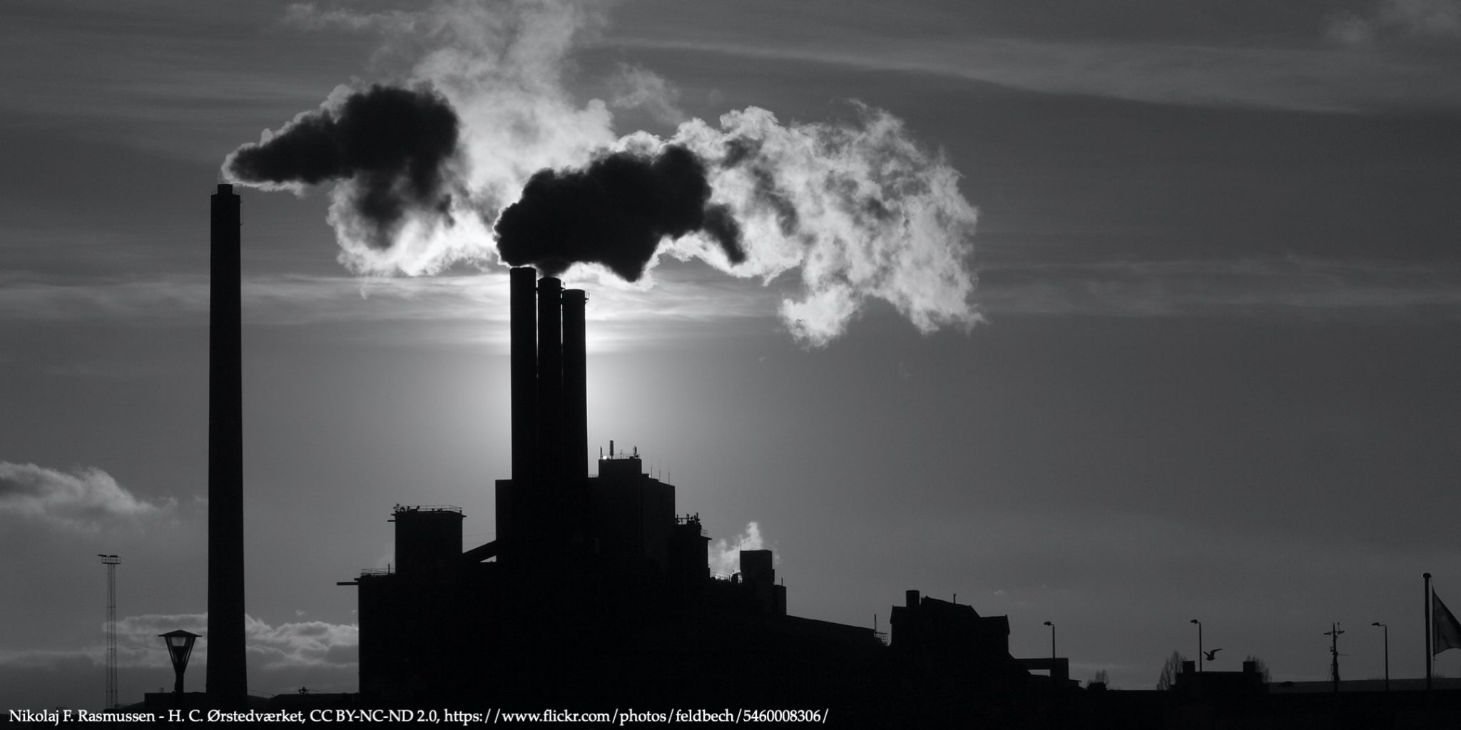 Black and white image of natural gas processing plant representing Energy security Europe